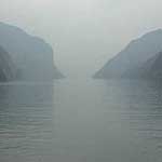 Three Gorges - the water is now more than 150m higher than it was before the dam project started...