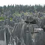 Surreal Stone Forest at Shilin near Kunming