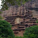 Maijishan - buddhist cave grottos built during the Silk Road period