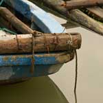 Detail of boat with knot