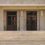 These four DPRK soldiers are observing us. You can see only three?