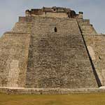 And this is a front view of Uxmal