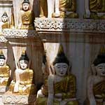 Some statues of Buddha