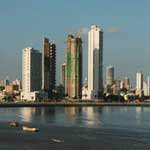 Panorama of Panama City.