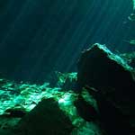 Cenotes are water-filled caverns and caves...